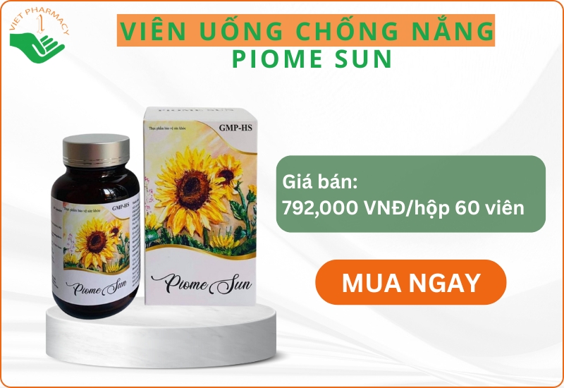 Viên uống chống nắng Piome Sun