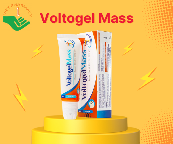 Gel bôi giảm đau vai, bầm tím, bong gân Voltogel Mass Aero Chemie (Tuýp 30g)