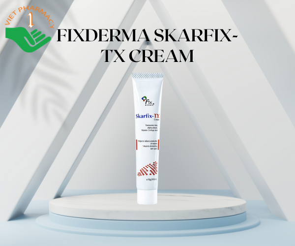 Kem Fixderma Skarfix-TX Cream hỗ trợ làm mờ vết thâm, đốm đen, nám (15g)
