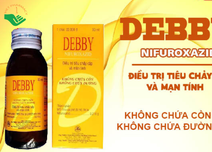 Dung dịch Debby Thai Nakorn Patana điều trị tiêu chảy cấp và mạn tính (30ml)