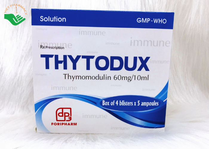 Dung dịch Thytodux hỗ trợ dự phòng tái phát nhiễm khuẩn hô hấp (4 vỉ x 5 ống)