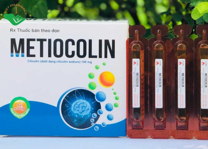 Dung dịch uống Metiocolin 100mg CPC1 Hà Nội điều trị cho trẻ có trí tuệ kém chậm phát triển (4 vỉ x 5 ống x 10ml)
