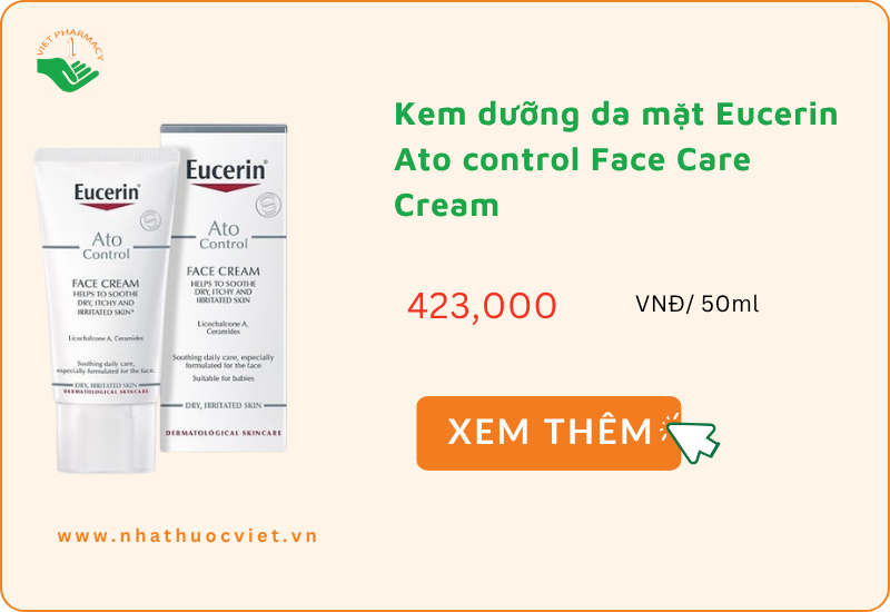 Kem dưỡng da mặt Eucerin Ato control Face Care Cream