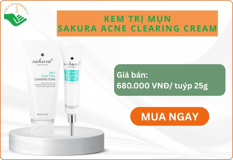 kem trị mụn của Nhật Bản