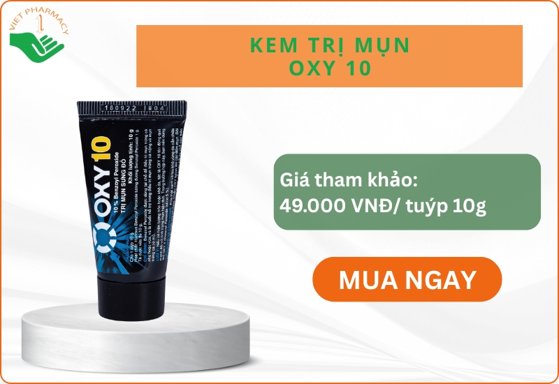 Kem trị mụn của Nhật Oxy 10