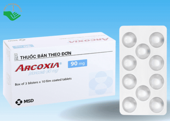 Thuốc Arcoxia 90mg giảm đau, kháng viêm xương khớp (3 vỉ x 10 viên)