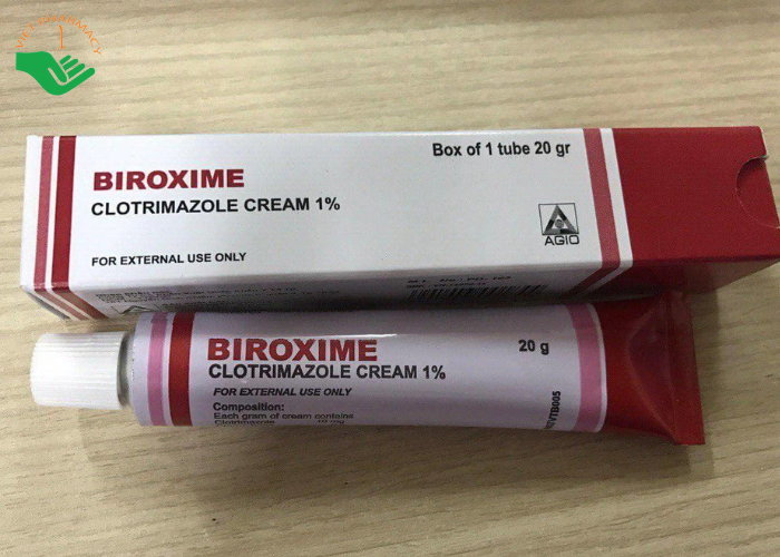 Thuốc bôi ngoài da Biroxime 1% điều trị nấm da chân, nấm kẽ (20g)