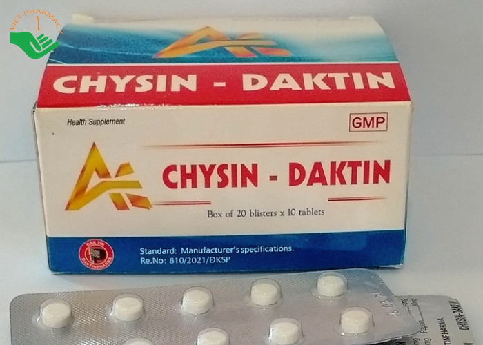 Thuốc Chysin-Daktin giảm sưng tấy, phù nề (300 viên)