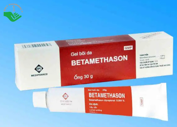 Thuốc dùng ngoài Betamethason trị viêm da, giảm ngứa (tuýp 30g)