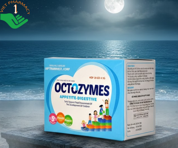 Cốm uống Octozymes bổ sung enzym hỗ trợ tiêu hóa (Hộp 20 gói x 3g)