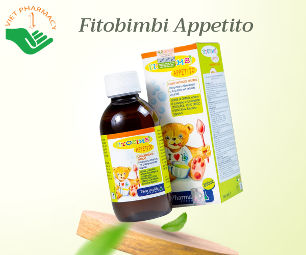 Dung dịch Fitobimbi Appetito hỗ trợ tăng cường tiêu hóa (200ml)
