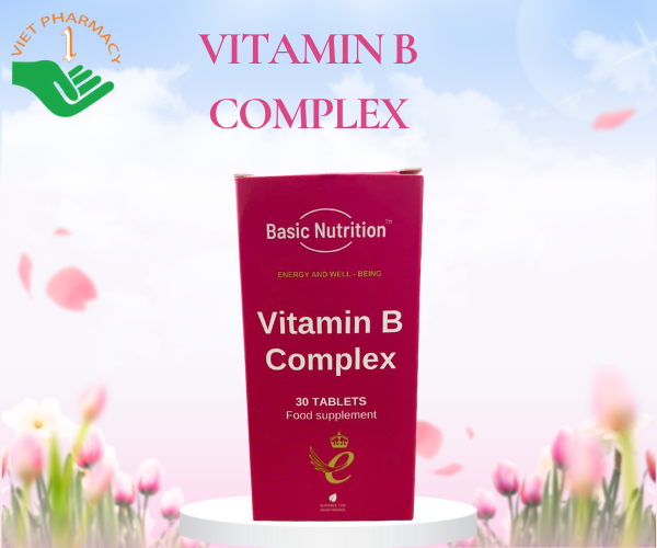 Thực phẩm bảo vệ sức khỏe Vitamin B Complex (Hộp 30 viên)