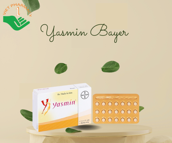 Thuốc Yasmin Bayer dùng tránh thai (1 vỉ x 21 viên)