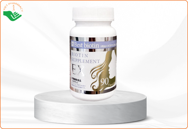 Thuốc mọc tóc tốt nhất của Nhật Best Biotin Supplement EX