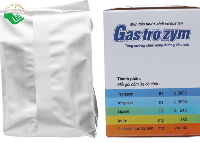 Cốm Gastrozym tăng cường chức năng tiêu hoá (30 gói)