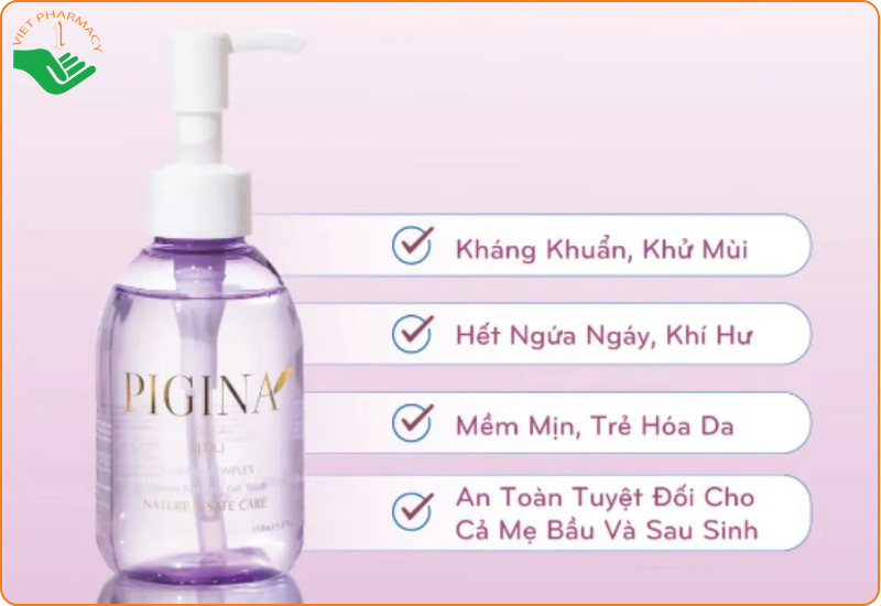 Dung dịch vệ sinh phụ nữ của Hàn Quốc Pigina Korea