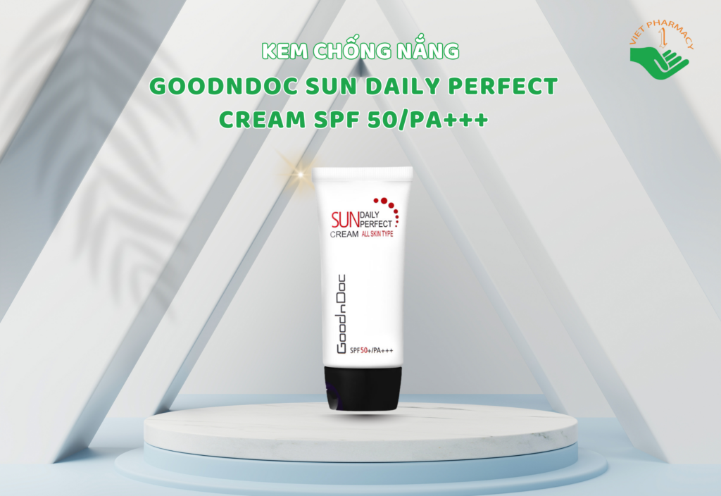 Kem chống nắng hàn quốc GoodnDoc Sun Daily Perfect Cream SPF 50+ PA+++