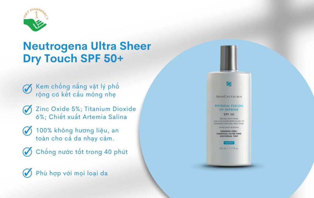 Kem chống nắng Skinceuticals Physical Fusion UV Defense SPF 50