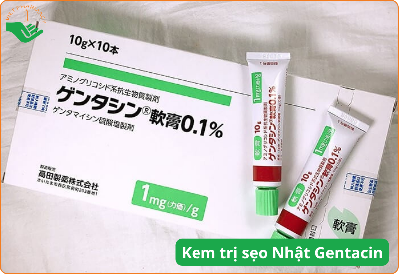 Kem trị sẹo Nhật Gentacin