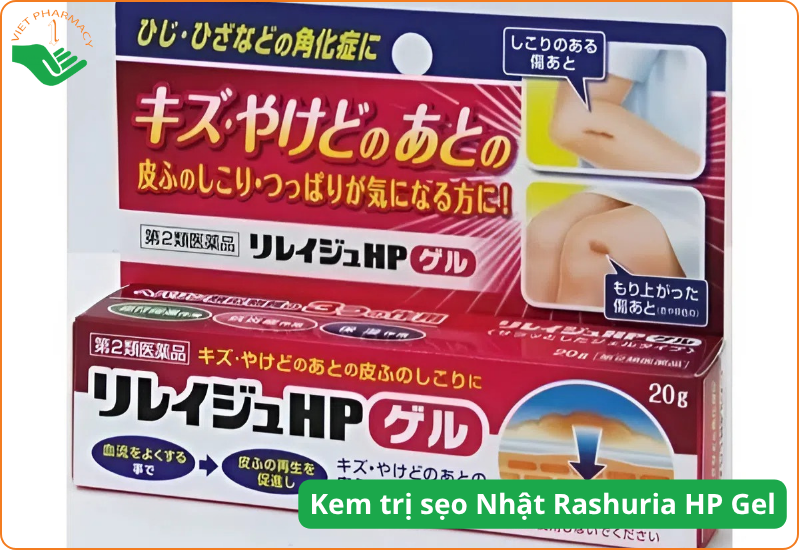 Kem trị sẹo Nhật Rashuria HP Gel