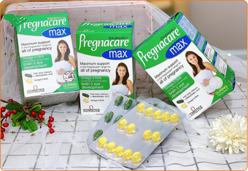 Pregnacare Max là viên uống bổ sung vitamin và khoáng chất cho phụ nữ mang thai
