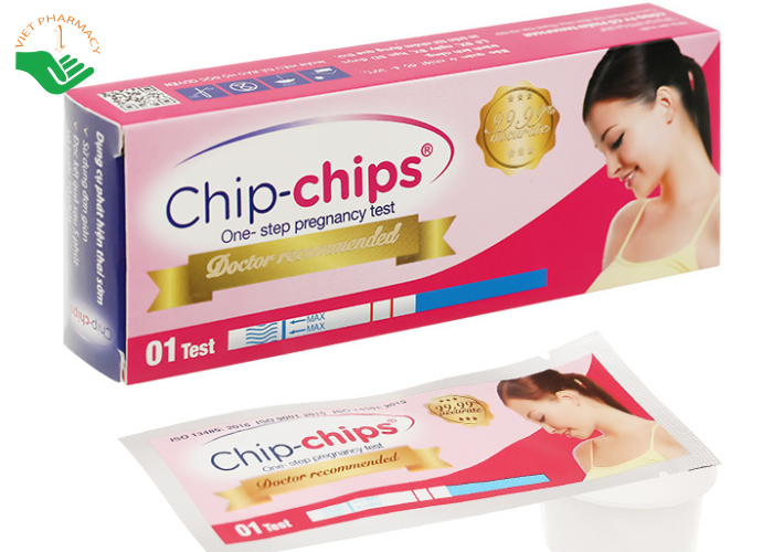 Que thử thai Chip-Chips Tanaphar phát hiện thai sớm sau giao hợp 7 - 10 ngày (12 que)