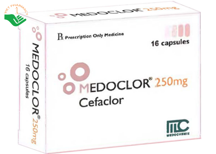 Thuốc Medoclor 500mg diệt khuẩn, điều trị nhiễm trùng (16 viên)