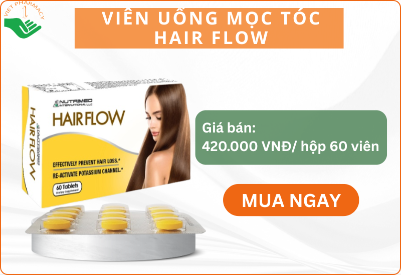 Thuốc mọc tóc của Mỹ tốt nhất Hair Flow