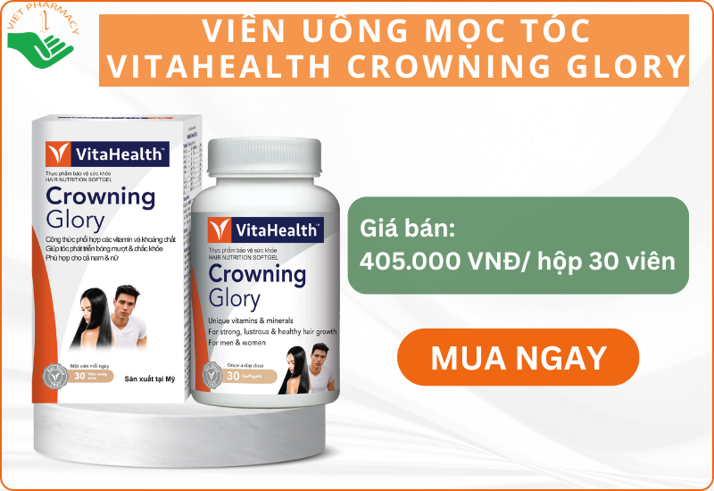 Thuốc mọc tóc VitaHealth Crowning Glory