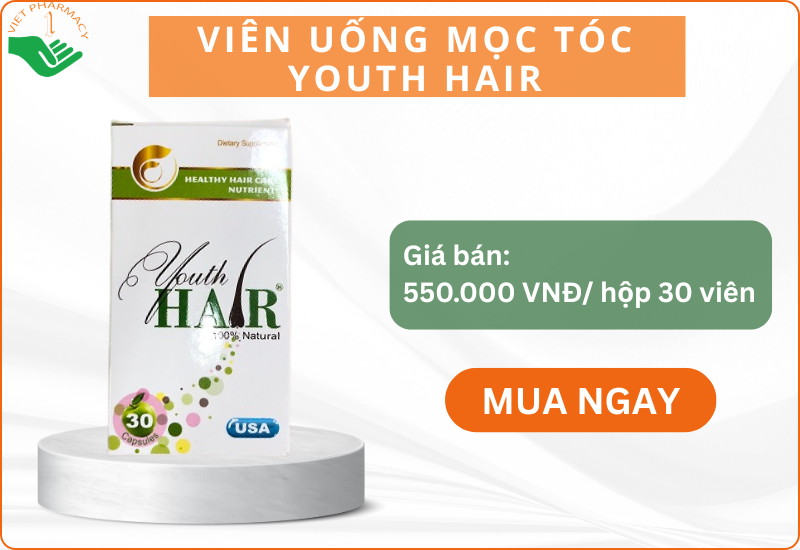 Thuốc uống mọc tóc của Mỹ Youth Hair