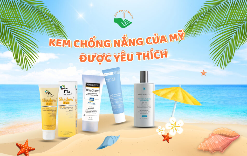 Top kem chống nắng của Mỹ được yêu thích nhất hiện nay