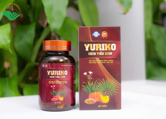 Viên tiểu đêm Yuriko hỗ trợ tình trạng tiểu đêm, tiểu buốt, tiểu rắt do thận kém (30 viên)