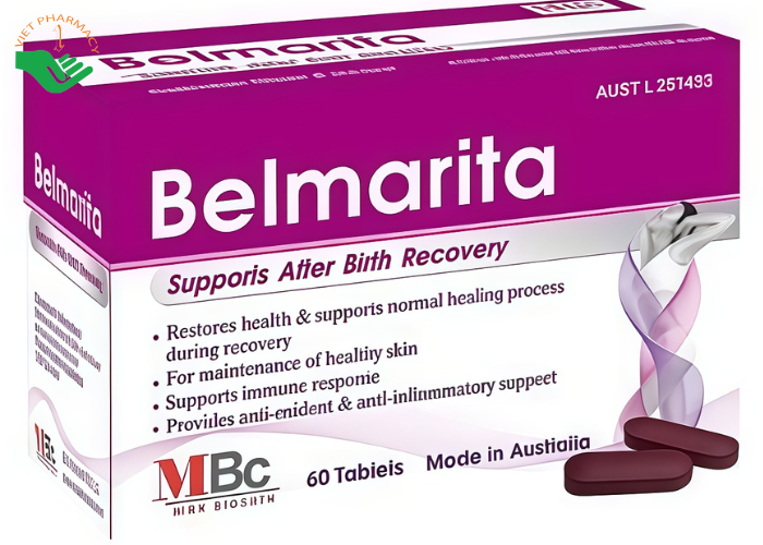 Viên uống Belmarita phục hồi sức khỏe cho phụ nữ sau sinh (60 viên)