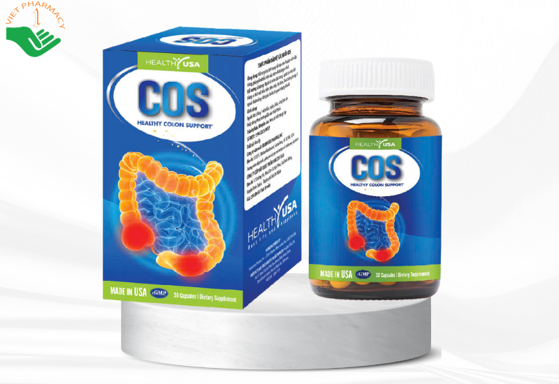 Viên uống COS Healthy USA hỗ trợ giảm rối loạn tiêu hoá do viêm đại tràng