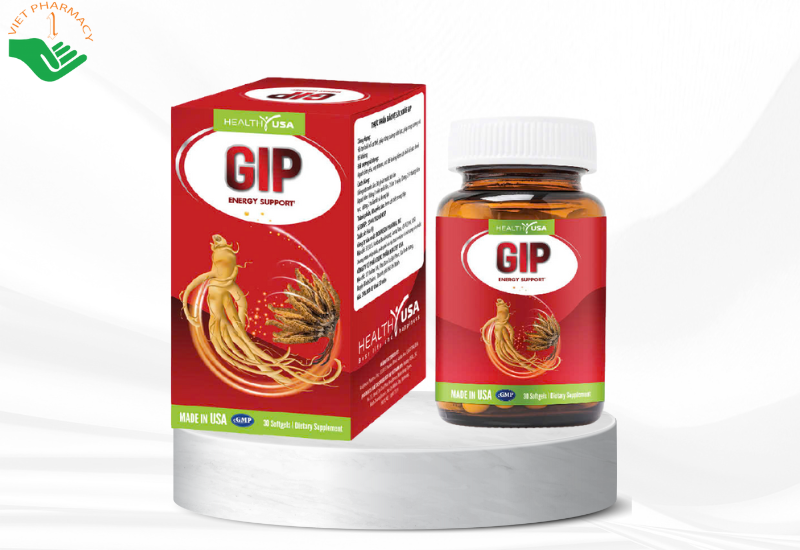 Viên uống GIP Healthy USA bồi bổ cơ thể, tăng cường sinh lực và đề kháng