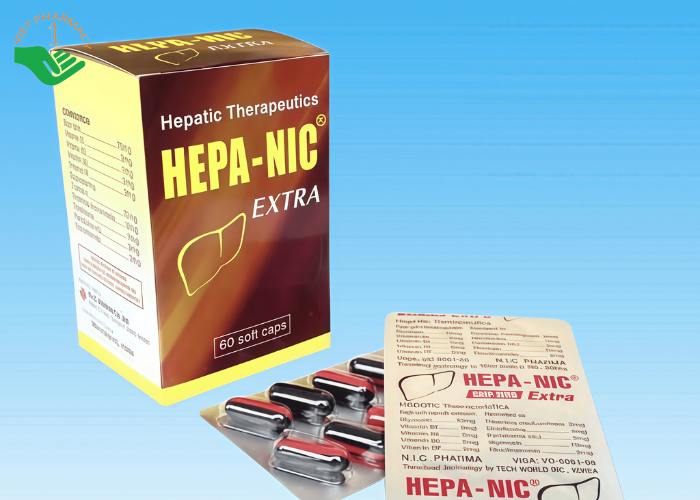 Viên uống Hepa-Nic extra bảo vệ tế bào gan khỏe mạnh (60 viên)