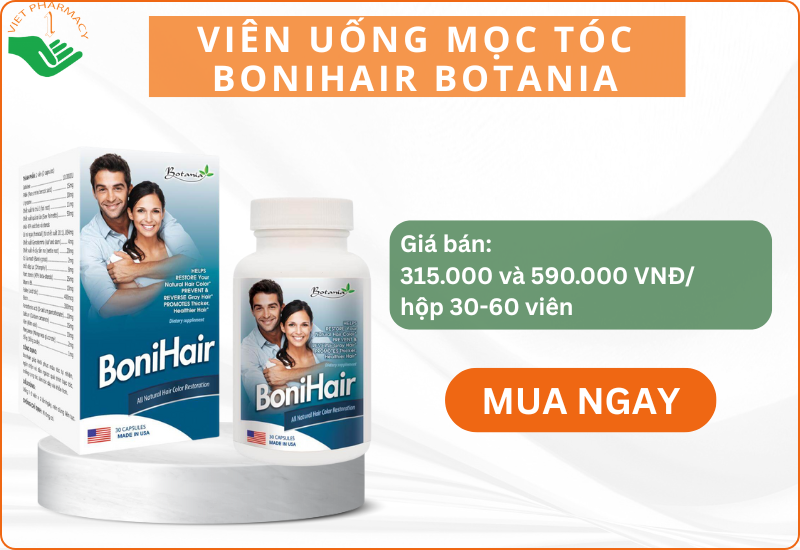 Viên uống mọc tóc của Mỹ BoniHair Botania
