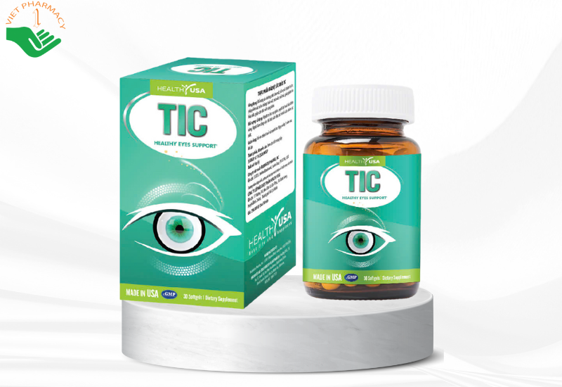 Viên uống TIC Healthy USA bổ sung dưỡng chất cho mắt sáng khoẻ, cải thiện thị lực