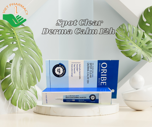 Kem Spot Clear Derma Calm 12h ngừa mụn sạch sâu (Tuýp 15g)