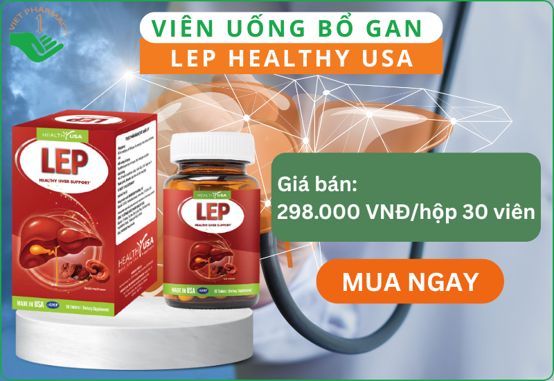 Viên uống bổ gan của Mỹ LEP Healthy USA