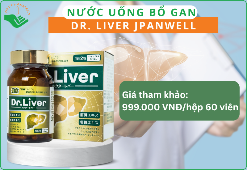 Viên uống bổ gan, tăng cường giải độc gan Dr. Liver Jpanwell