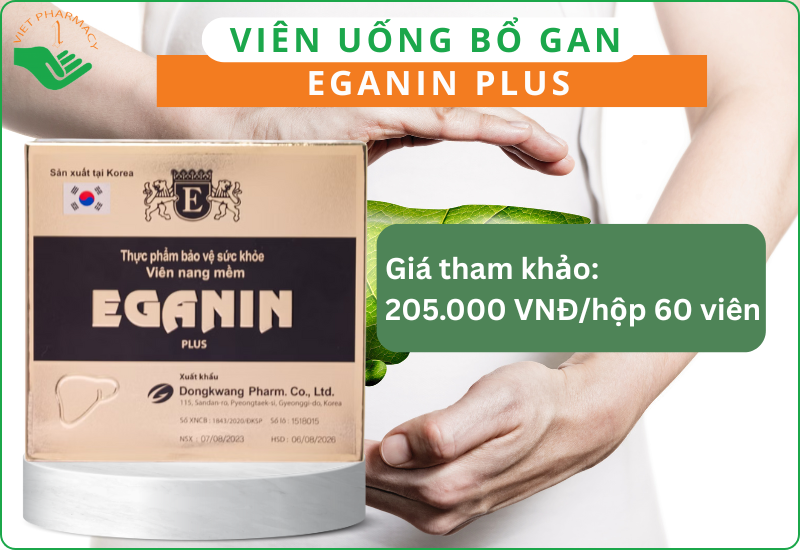 Viên uống bổ gan Hàn Quốc Eganin Plus