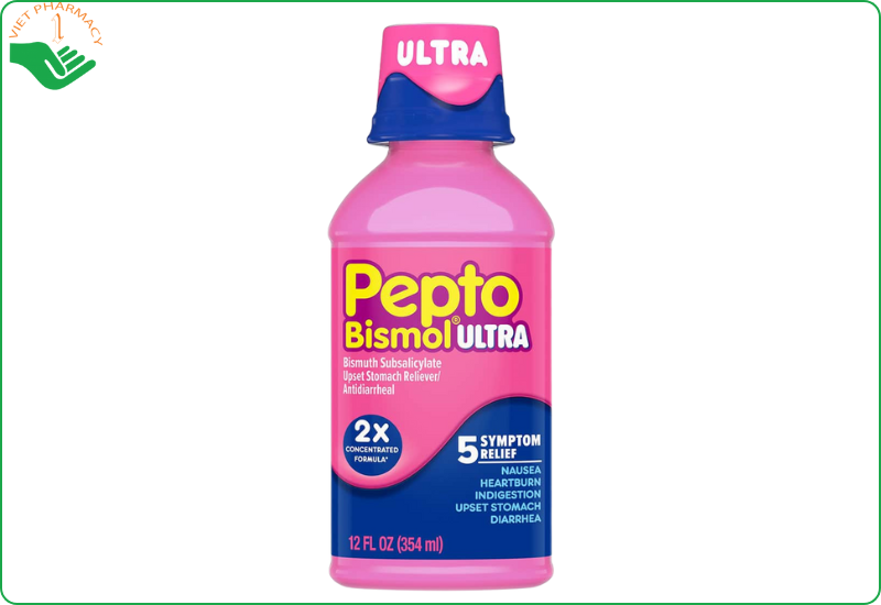 Thuốc trào ngược dạ dày của Mỹ Pepto Bismol Ultra