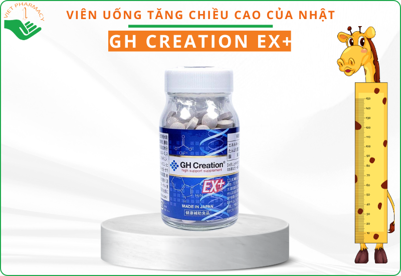 Viên uống tăng chiều cao của Nhật GH Creation EX+