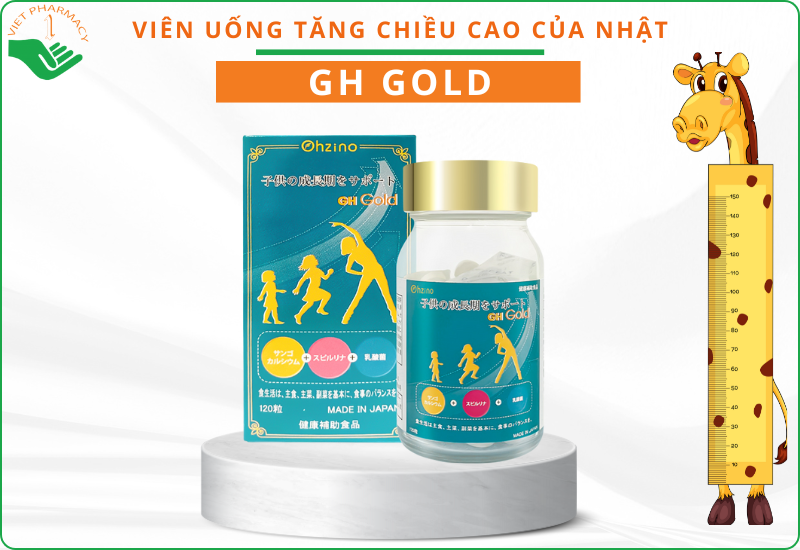 Viên uống hỗ trợ tăng chiều cao Nhật Bản GH Gold