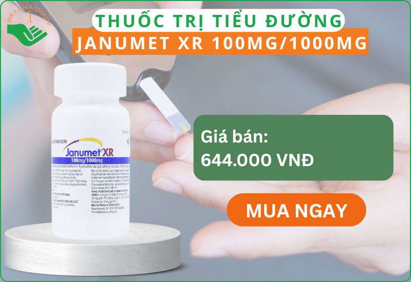 Thuốc Janumet XR điều trị bệnh đái tháo đường tuýp 2