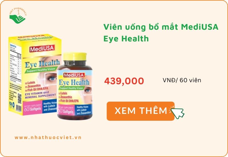 Viên uống bổ mắt MediUSA Eye Health