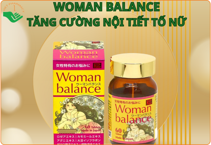 Viên uống cân bằng nội tiết tố nữ Nhật Bản Ribeto Woman Balance