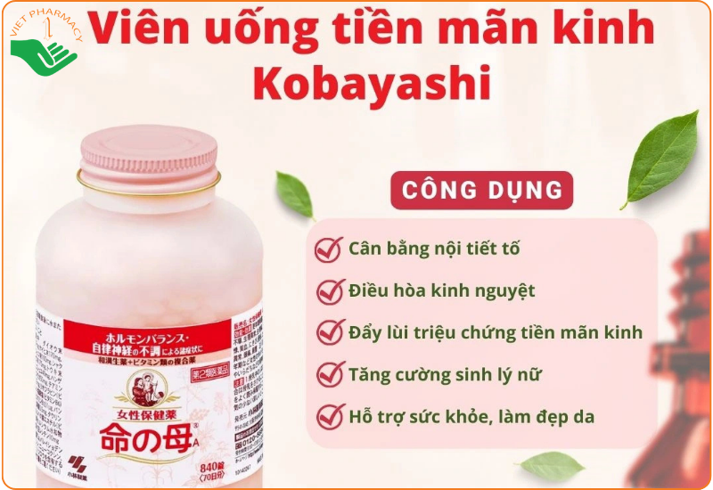 Viên uống nội tiết của Nhật Kobayashi