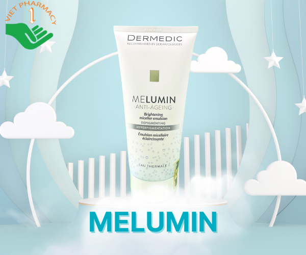 Gel rửa mặt dưỡng trắng da MELUMIN Brightening Micellar Emulsion (Chai 200ml)